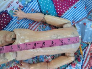 Antique Composition And Wood Doll Body Parts Repair 3