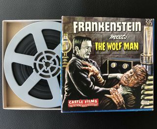 Vintage 1960’s Castle Films Frankenstein Meets The Wolf Man - Rare -