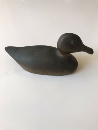 1958 Vintage Brass Duck Decoy Signed L.  H.  Blount Warren R.  I.  Paper Weight Rare