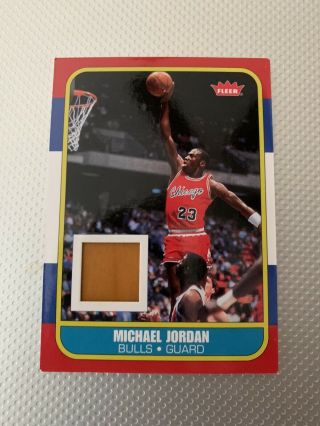 07 08 Fleer Michael Jordan Fleer Floor Card Rcf Rookie Style Card.  Rare