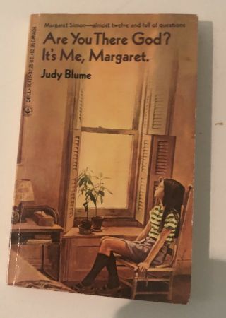 Are You There God,  Its Me Margaret 1970 Paperback Edition.  Rare