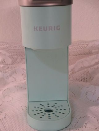 Keurig K - Mini Limited Edition Coffee Maker Oasis Rare Light Blue 6 - 12oz