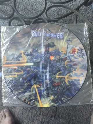 Bolt Thrower Realm Of Chaos Picture Disc Very Rare 1989