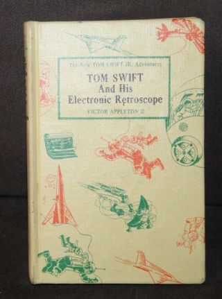 Very Rare Library Cover Tom Swift Jr.  Book And His Electronic Retroscope