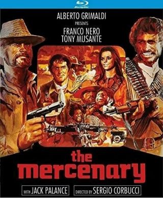 The Mercenary Bluray Franco Nero Rare Oop Htf Sergio Corbucci Jack Palance