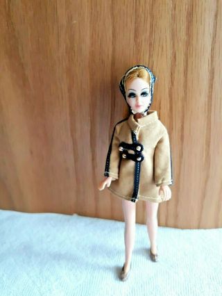 Vintage Topper Dawn Doll W/ 2 Outfits Glitter Girl Cowgirl P - 11A Hong Kong 2