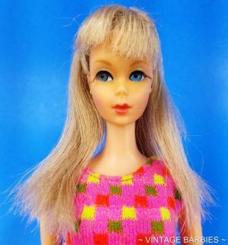 Rare Summer Sand Ash Blond Tnt Barbie Doll 1160 W/oss - Vintage 1960 