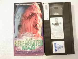 The Regenerated Man: Rare Cult/horror/sci Fi Vhs Tape 1994; Rental; Rated R