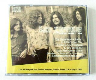 Rare Live LED ZEPPELIN CD - USA 1969 PORT JAZZ FESTIVAL Rhode Island 2