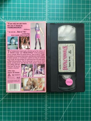 Frankenhooker VHS 1990 not rated comedy horror rare oop htf 2