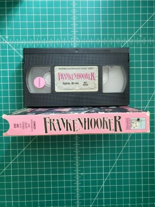Frankenhooker VHS 1990 not rated comedy horror rare oop htf 3