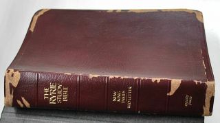 1985 Rare - - Nkjv Ryrie Study Bible; Cover,  Slightly Content