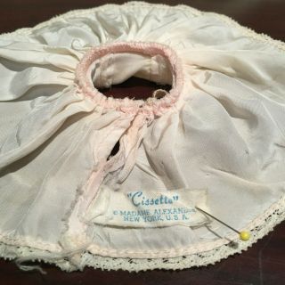 vintage 1958 Madame Alexander Cissette doll Pink Slip Dress 2