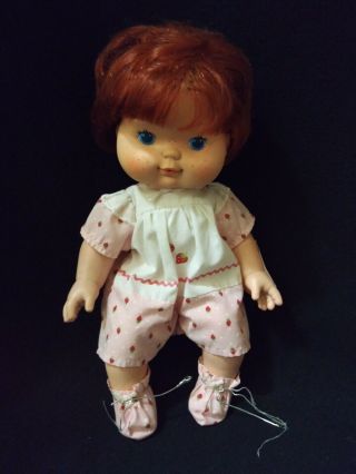 Vtg 1982 Strawberry Shortcake Baby Doll Blow A Kiss Kenner American Greetings