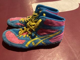 Asics Very Rare Sissy (sissies) Aggressors Wrestling Shoes Size 6 Barely Worn