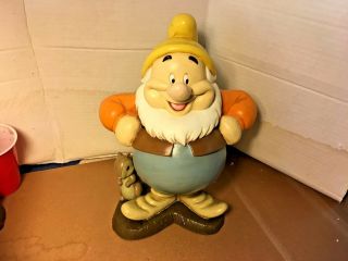 Rare Mib Snow White And The 7 Dwarves Happy Disney Direct Store Statue Garden