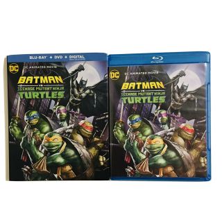 Batman Vs Teenage Mutant Ninja Turtles Blu - Ray 2019,  Rare Metallic Slip Cover