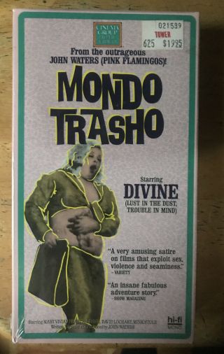 Mondo Trasho (vhs,  1988) John Waters; Divine; Cult Classic; Rare