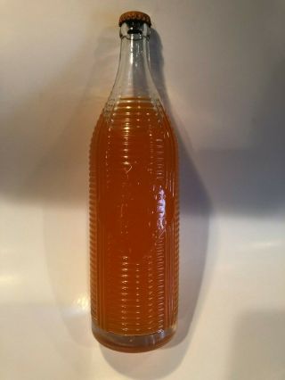 Rare Full 28oz Orange Crush Bottle Museum Quality Pat 