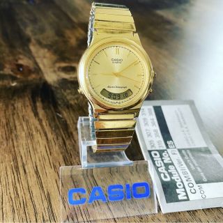 Rare Vintage 1989 Casio Aq - 305 Analog Digital Quartz Watch Made In Japan Mod 388