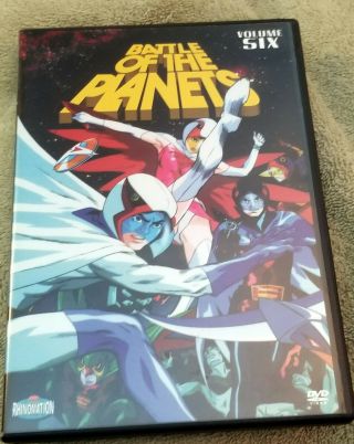 Battle Of The Planets - Vol.  6 Dvd,  2002 Rare Oop Animation
