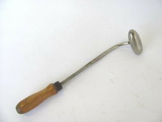 19c.  Rare Antique Medical Instrument W/wooden Handle