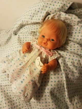 Vintage Bless You Baby Tender Love Sneezing Baby Doll 1974 Sneezes When You Push