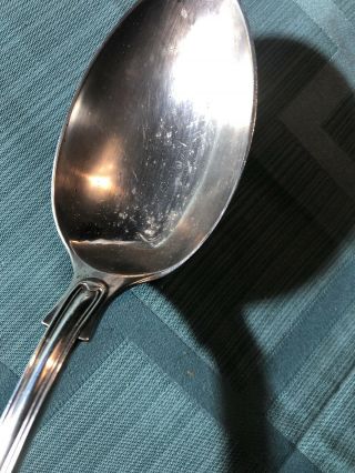 Vintage FB Rogers Italy Silver Plated 13” Big Serving Spoon 3
