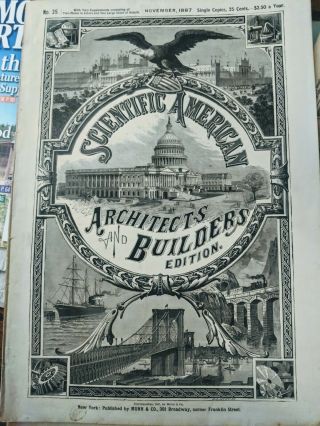 Scientific American Architects And Builders Edition Nov 1887