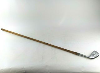 Vintage 1920s Wooden Golf Club Hillerich Bradsby 2 Iron Hickory Hinsdale Antique