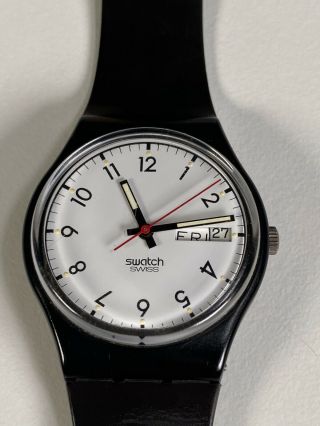 Vintage 1980s Swatch Watch All In Needs Battery