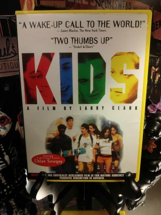 Kids (dvd) A Film By Larry Clark - Chloe Sevigny - 2000 - Rare Oop - Yellow Case
