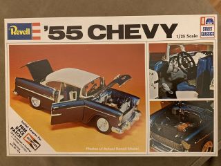 Vintage Revell ‘55 Chevy - Complete Unbuilt - Street Classics - 1973
