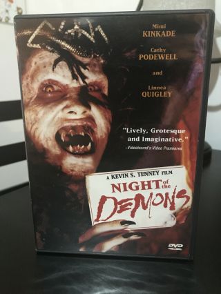 Night Of The Demons Dvd Rare Horror