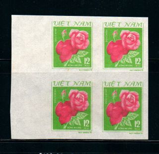 N.  369 - Vietnam - Block 4 –proof – Roses Rare