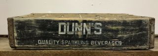 Antique Wooden Soda Crate Dunn’s Quality Sparkling Beverages Danville Ky