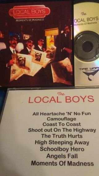 The Local Boys Cd - Moments Of Madness 1983 Very Rare Aor / Melodic Pop - Rock