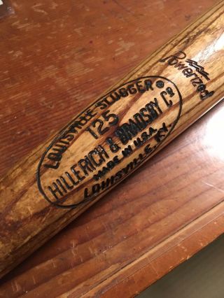 Vintage 1960’s Game Antique Baseball Bat Ted Uhlaender Reds Indians Twins