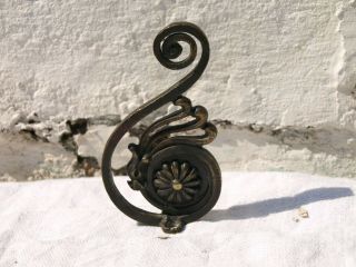 Reclaimed Art Nouveau Bronze Or Brass Clock Finial