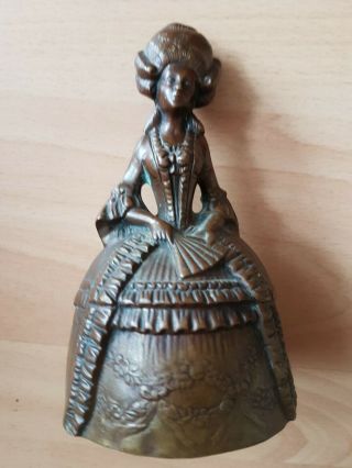 Antique Bronze ? French Lady Bell