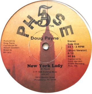 Doug Payne - York Lady - 12 Rare Soul Funk;disco Boogie