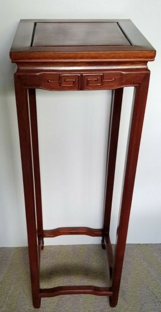 Rare Vintage Custom Made Solid Wood Plant Stand,  Sustainable (no Hardware)