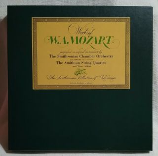 Rare Classical 6 Lp Set Mozart Smithsonian Chamber Limited 031 Digital