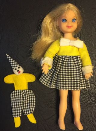 C.  1967 Tutti Clowning Around Outfit W/htf Clown Doll & Tutti Doll
