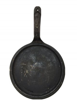 Antique Best Empire Steel Flat Chuckwagon Griddle Fry Pan 1800s Cowboy Cooking