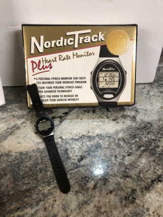 Polar Nordic Track Heart Rate Monitor Plus Fitness Watch Only Rare