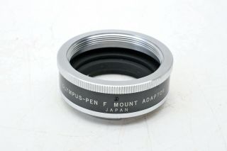 Olympus - Pen F Mount Adaptor P Adapter M42 Screw Mount To Pen F Film Camera,  Rare