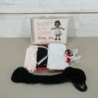 Made To Be Loved Betty Ann Doll Making Kit Sewing Craft Kit Vintage 2