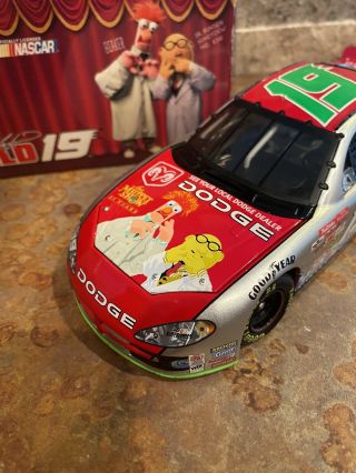 RARE Jeremy Mayfield 19 Dodge/Muppet show 25th 2002 NASCAR Action 1:24 Diecast 3