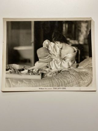 Rare Olive Borden Photograph Silent Film “the Joy Girl” 1926